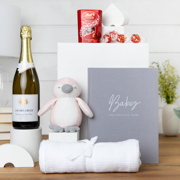Penguin Keepsake Baby Girl Hamper