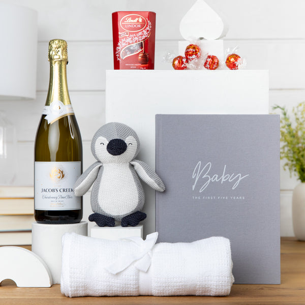 Penguin Keepsake Unisex Baby Hamper